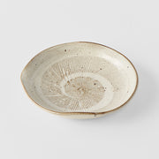Plate Organic 13cm Spiral Sand Glaze V637-C2924