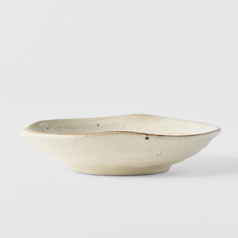 Plate Organic 13cm Spiral Sand Glaze V637-C2924