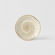 Plate Organic 13cm Spiral Sand Glaze V637-C2924