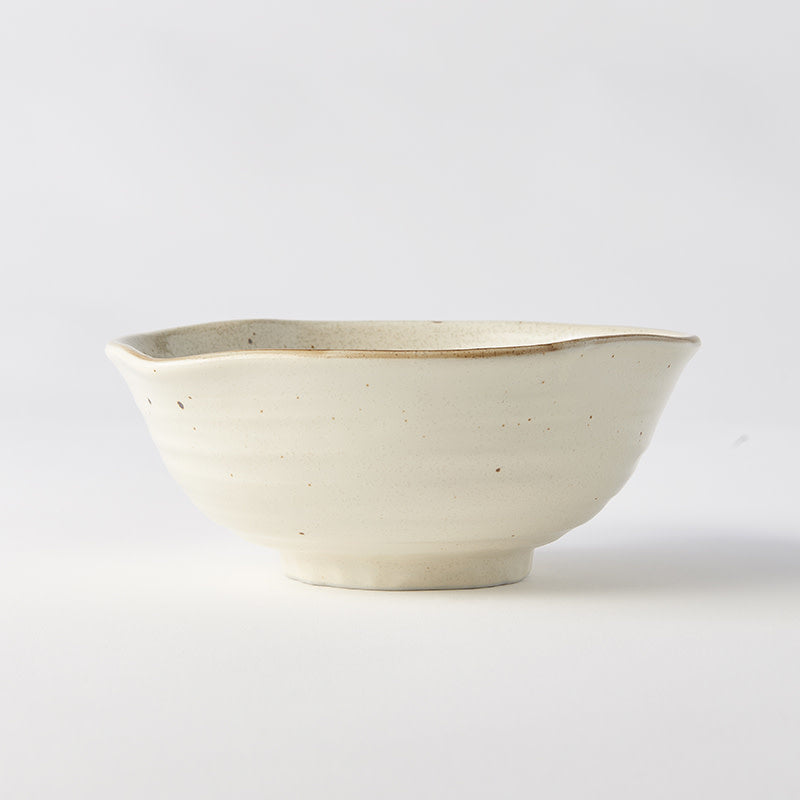 Bowl Organic 18cm Spiral Sand Glaze V637-C2926