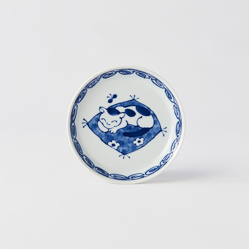 Plate 14.3cm Cat On Mat Design V637-C2928