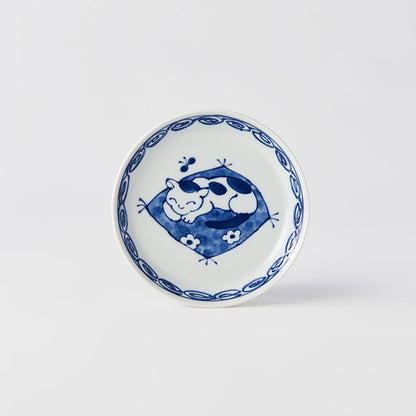 Plate 14.3cm Cat On Mat Design V637-C2928