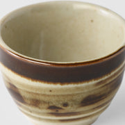 Sake Cup 4.3cm Wheat Glaze V637-C2942