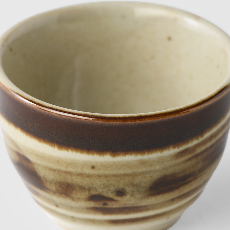 Sake Cup 4.3cm Wheat Glaze V637-C2942