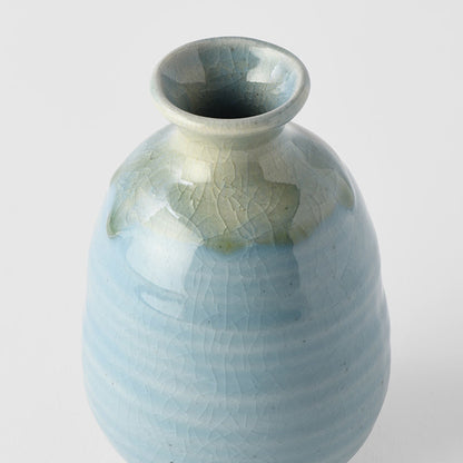 Sake Jug 280ml Crazed Blue Glaze V637-C2947