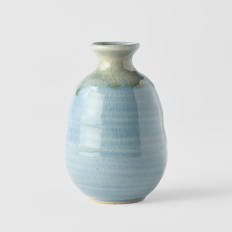 Sake Jug 280ml Crazed Blue Glaze V637-C2947