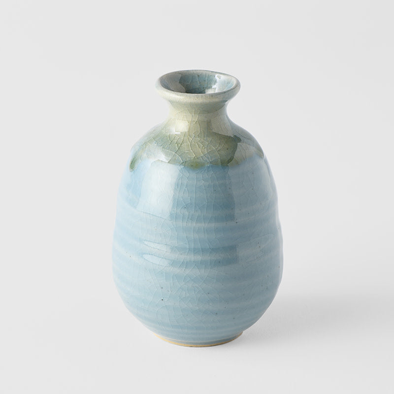 Sake Jug 280ml Crazed Blue Glaze V637-C2947