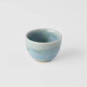 Sake Cup 30ml Crazed Blue Glaze V637-C2948