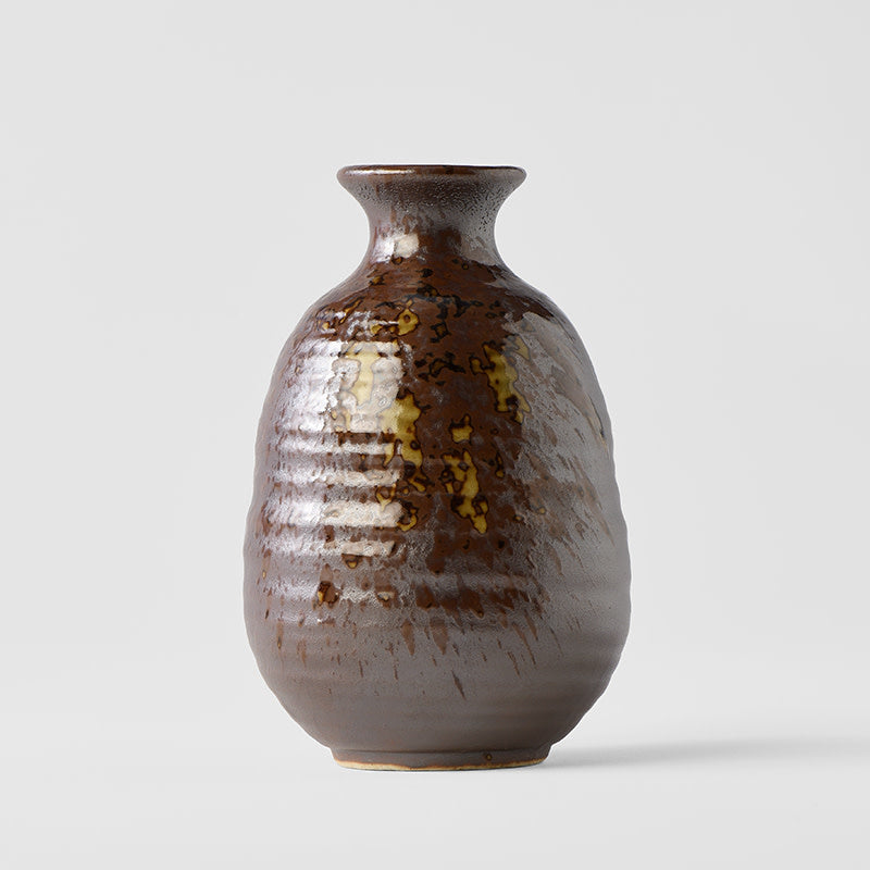 Sake Jug 280ml Brown blend Speckle Glaze V637-C2949