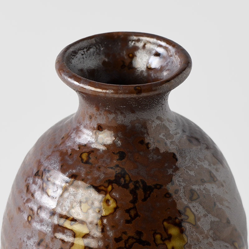 Sake Jug 280ml Brown blend Speckle Glaze V637-C2949