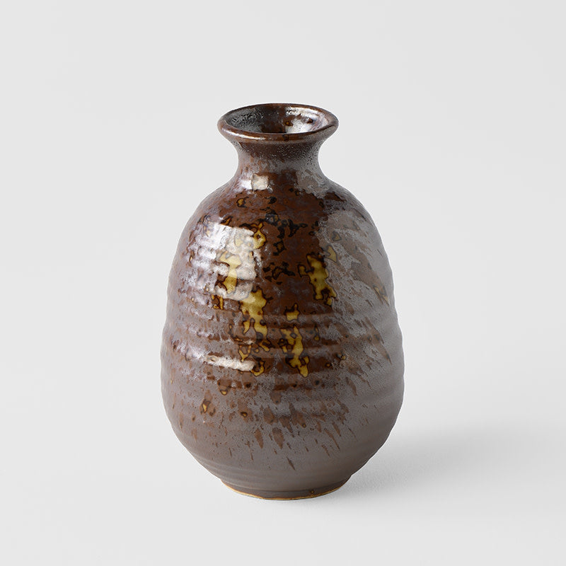 Sake Jug 280ml Brown blend Speckle Glaze V637-C2949