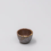 Sake Cup 30ml Brown blend Speckle Glaze V637-C2950