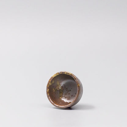 Sake Cup 30ml Brown blend Speckle Glaze V637-C2950