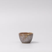 Sake Cup 30ml Brown blend Speckle Glaze V637-C2950