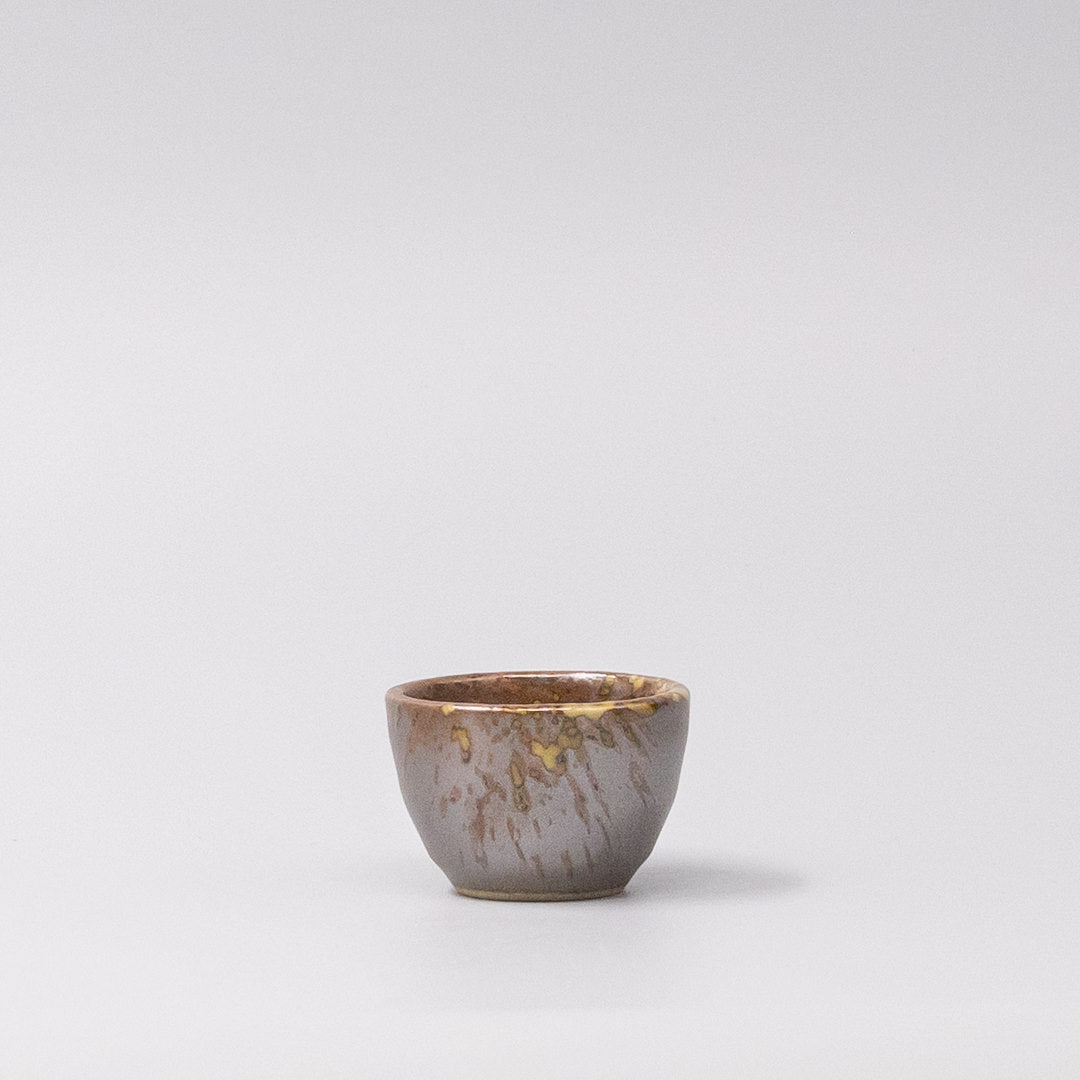 Sake Cup 30ml Brown blend Speckle Glaze V637-C2950
