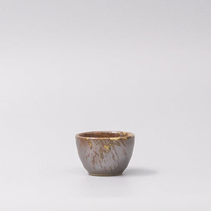 Sake Cup 30ml Brown blend Speckle Glaze V637-C2950