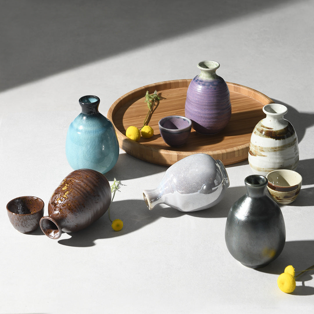 Sake Jug 280ml Ink Fade Glaze V637-C2957
