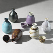 Sake Jug 280ml Ink Fade Glaze V637-C2957
