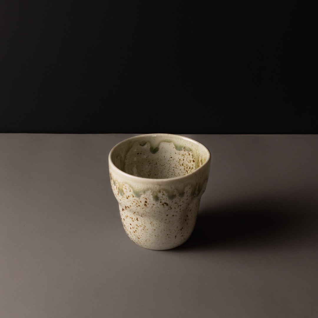Mug Yunomi 280ml Light Green Drip Glaze V637-C2963