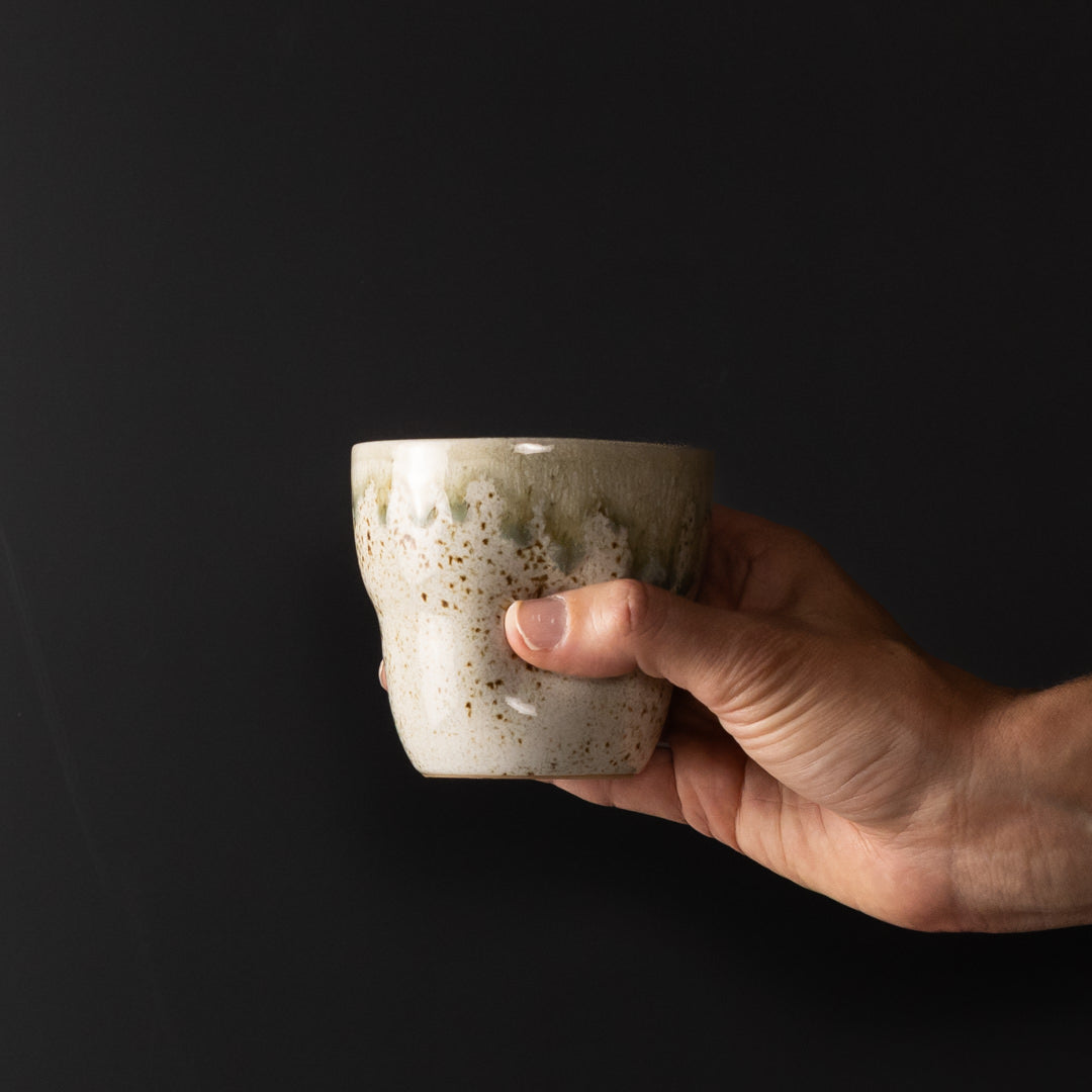 Mug Yunomi 280ml Light Green Drip Glaze V637-C2963