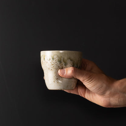 Mug Yunomi 280ml Light Green Drip Glaze V637-C2963