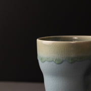 Mug Yunomi 280ml Crazed Blue Glaze V637-C2965