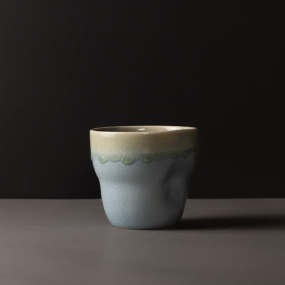 Mug Yunomi 280ml Crazed Blue Glaze V637-C2965