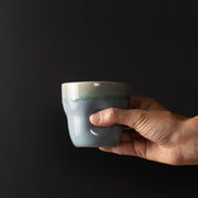 Mug Yunomi 280ml Crazed Blue Glaze V637-C2965
