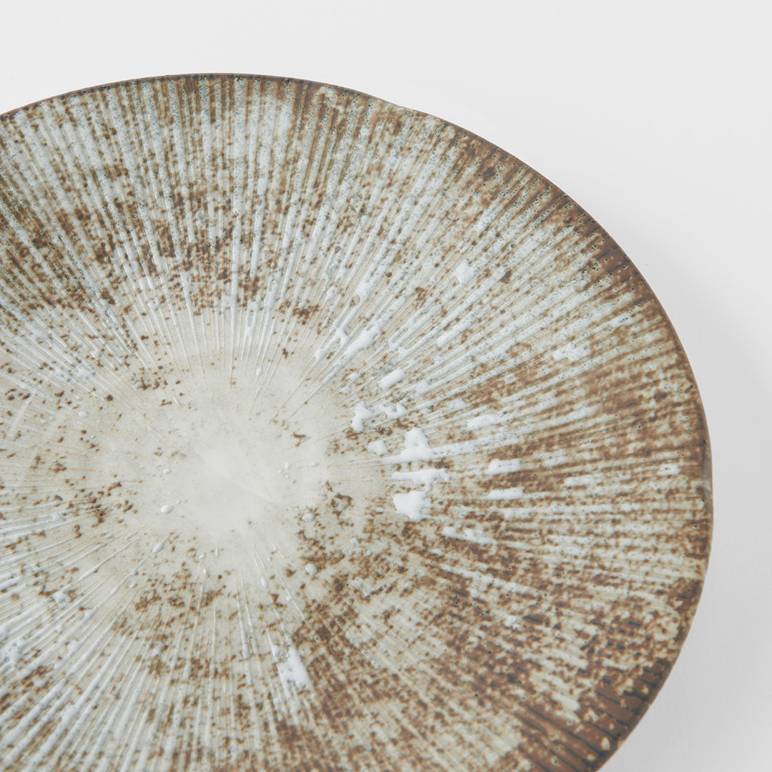 Side Plate 22cm Early Snow Glaze V637-C3013