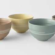 Bowl Set 5pcs 250ml Pastel Glazes V637-C3083