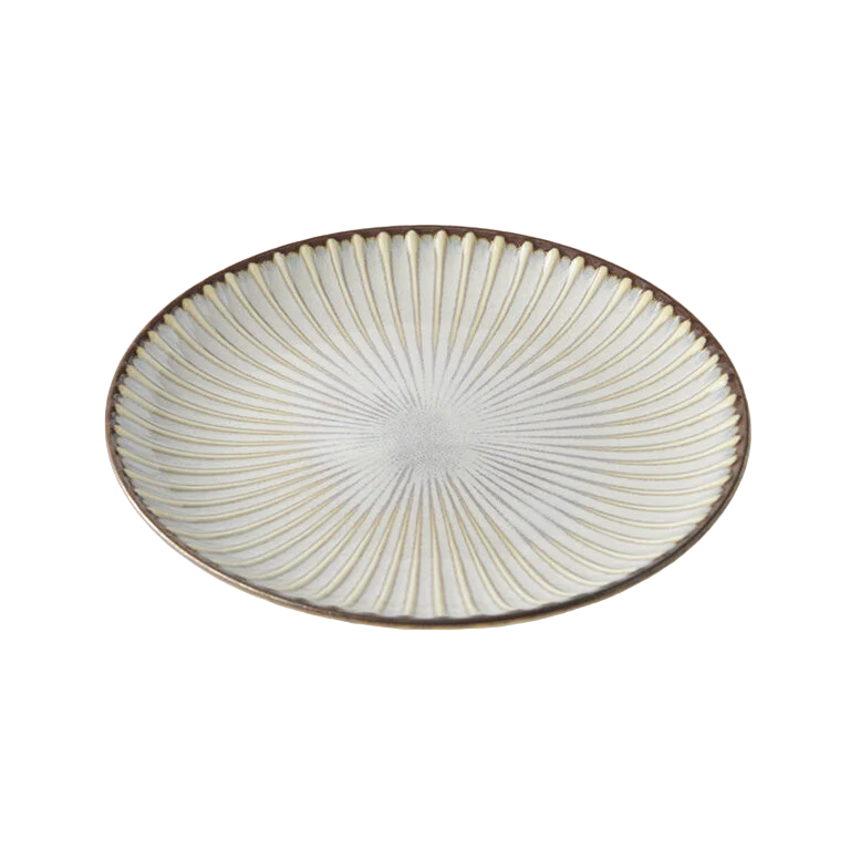 Plate 16cm White Sendan Glaze V637-C3124