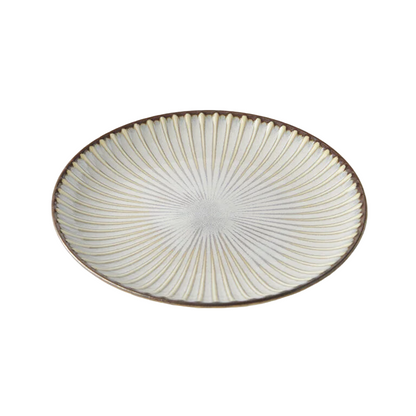 Plate 16cm White Sendan Glaze V637-C3124
