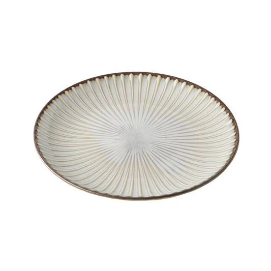 Plate 16cm White Sendan Glaze V637-C3124