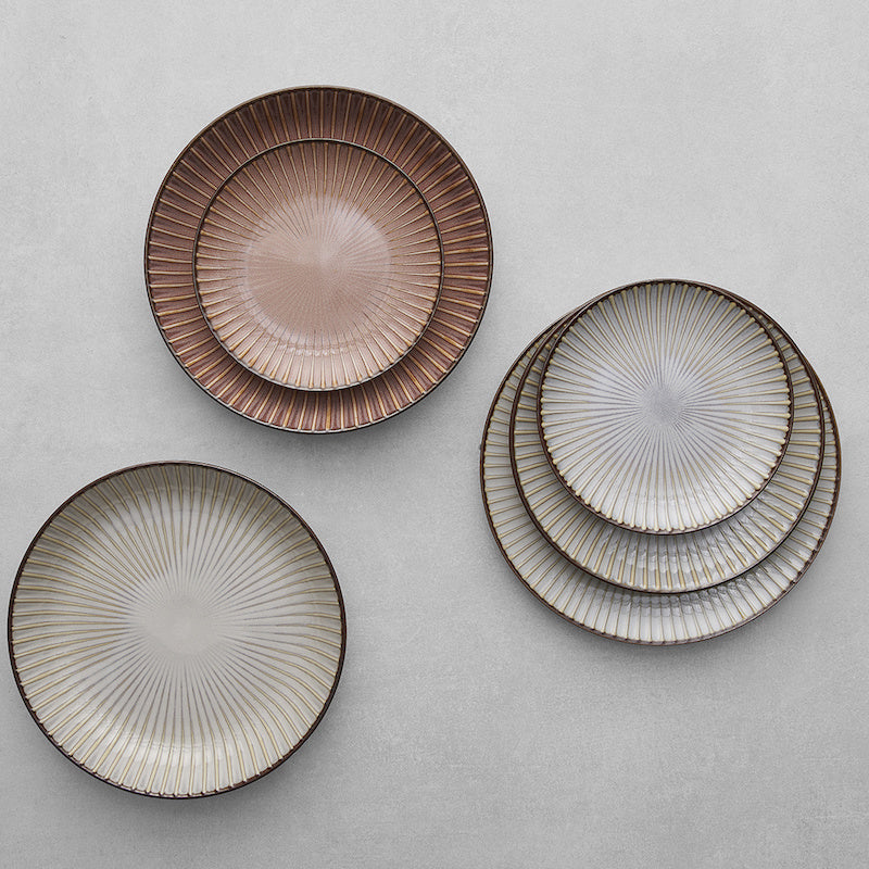 Plate 16cm White Sendan Glaze V637-C3124