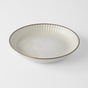 Plate High Rim 22.5cm White Sendan Glaze V637-C3129