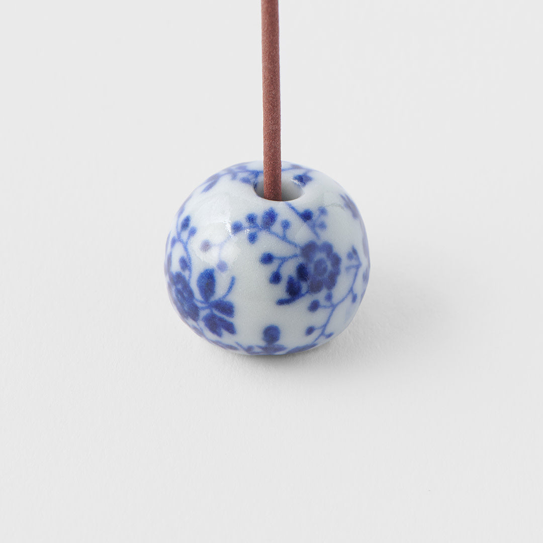 Incense Stand 2.3cm Blue Bloom V637-C3149