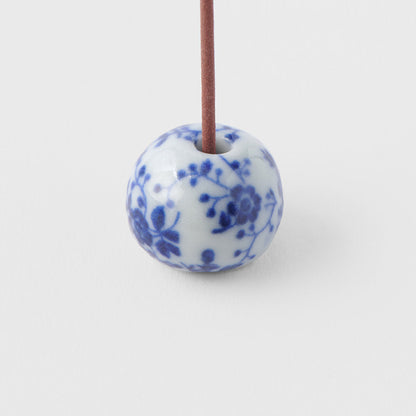 Incense Stand 2.3cm Blue Bloom V637-C3149