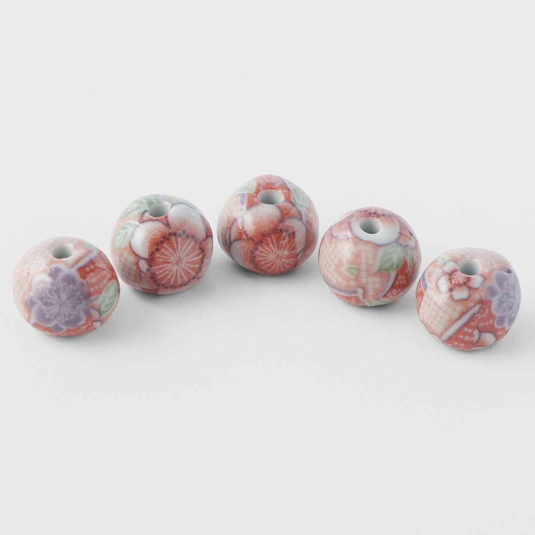 Incense Stand 2.3cm Red Chiyogami V637-C3150