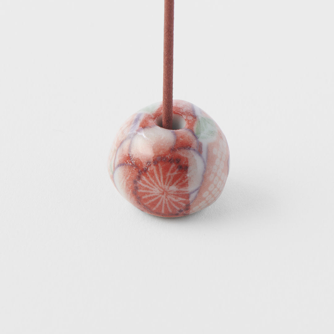 Incense Stand 2.3cm Red Chiyogami V637-C3150
