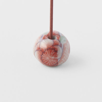 Incense Stand 2.3cm Red Chiyogami V637-C3150