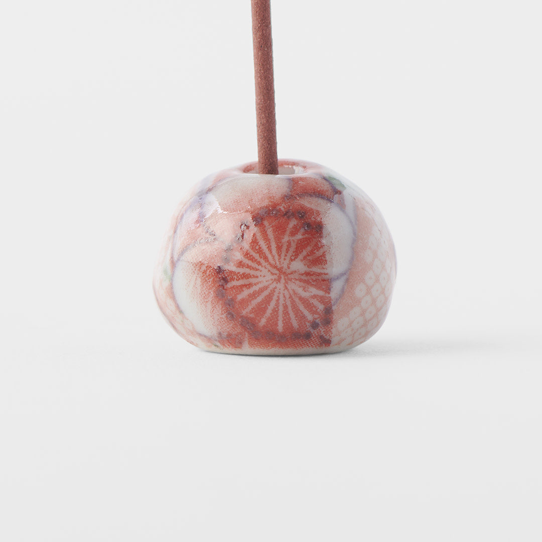Incense Stand 2.3cm Red Chiyogami V637-C3150