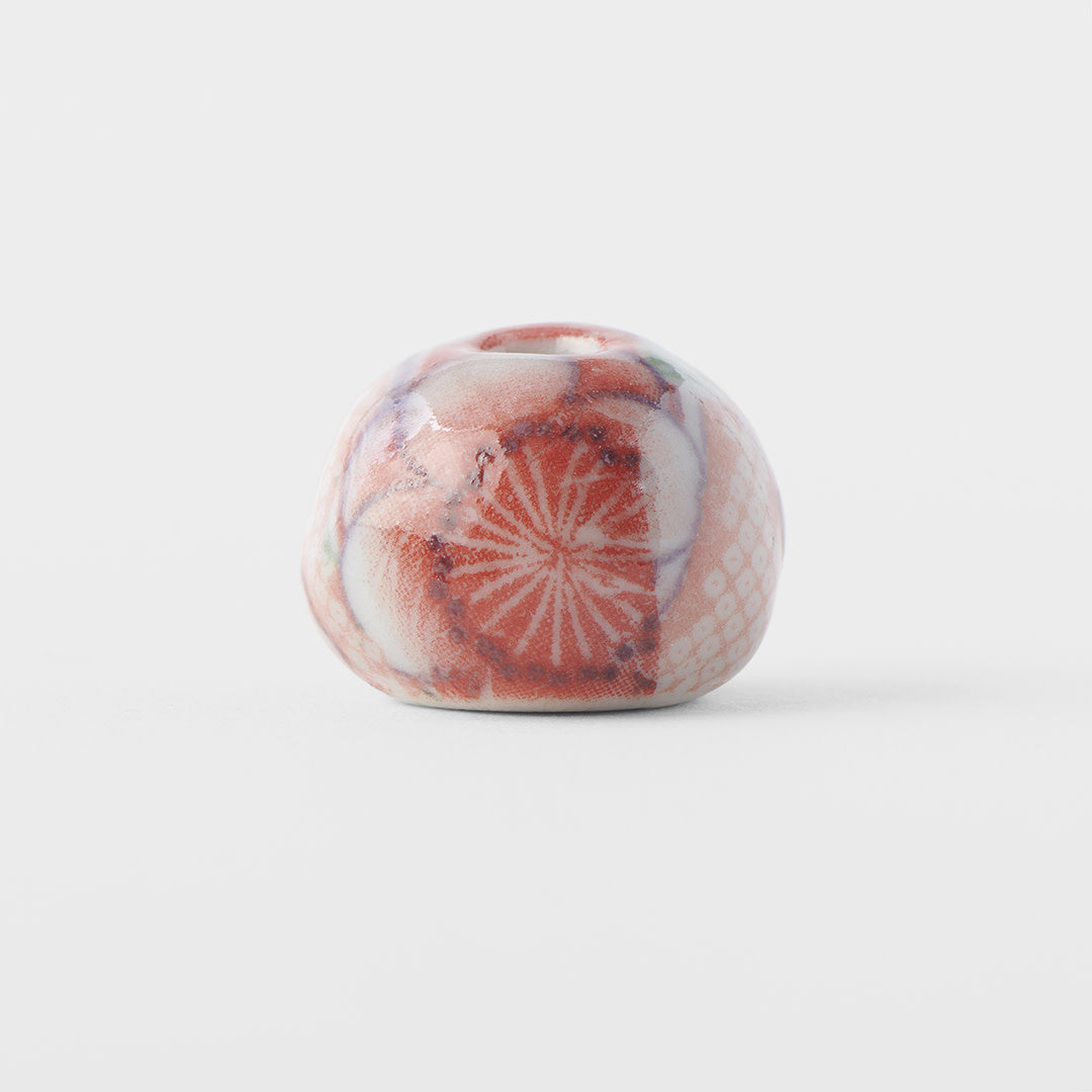 Incense Stand 2.3cm Red Chiyogami V637-C3150