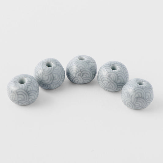Incense Stand 2.3cm Grey Wave V637-C3151