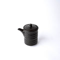 Soy Pot 170ml Black Ribbed V637-C3154