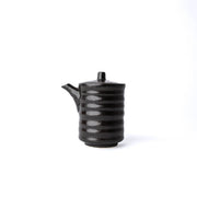 Soy Pot 170ml Black Ribbed V637-C3154