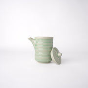 Soy Pot Ribbed 170ml Celadon Glaze V637-C3156