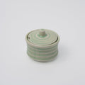 Sugar Pot 5.3cm Ribbed Celadon Glaze V637-C3157