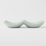 Two Section Sauce Dish Spearmint Glaze V637-C3161