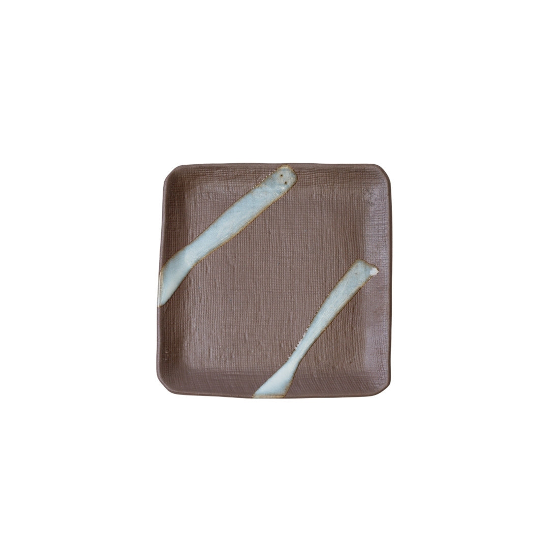Saucer Apex 12.8cm Cloud Blue Bisque Glaze V637-C3165