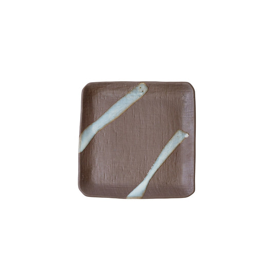 Saucer Apex 12.8cm Cloud Blue Bisque Glaze V637-C3165